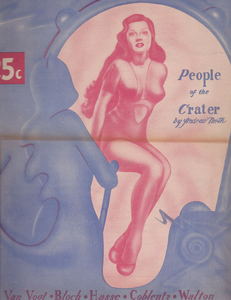 Fantasy Book 1947 Vol 1 #1 Robert Bloch AE Van Vogt Andrew North Magazine