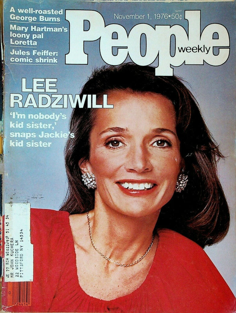 People Magazine November 1 1976 Lee Radziwill George Burnes Jules Feiffer