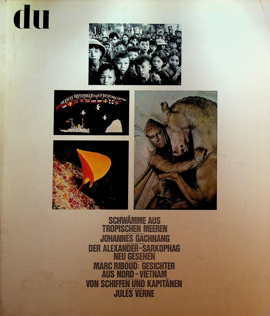 Du Magazine June 1970 Jules Verne Johannes Gachnang Mark Riboud Michael Sweerts