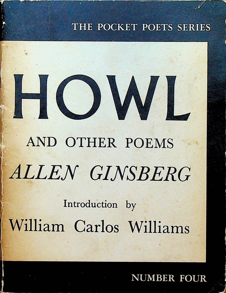 Howl & Other Poems by Allen Ginsberg 1958 6th Print Pocket Poets Series #4