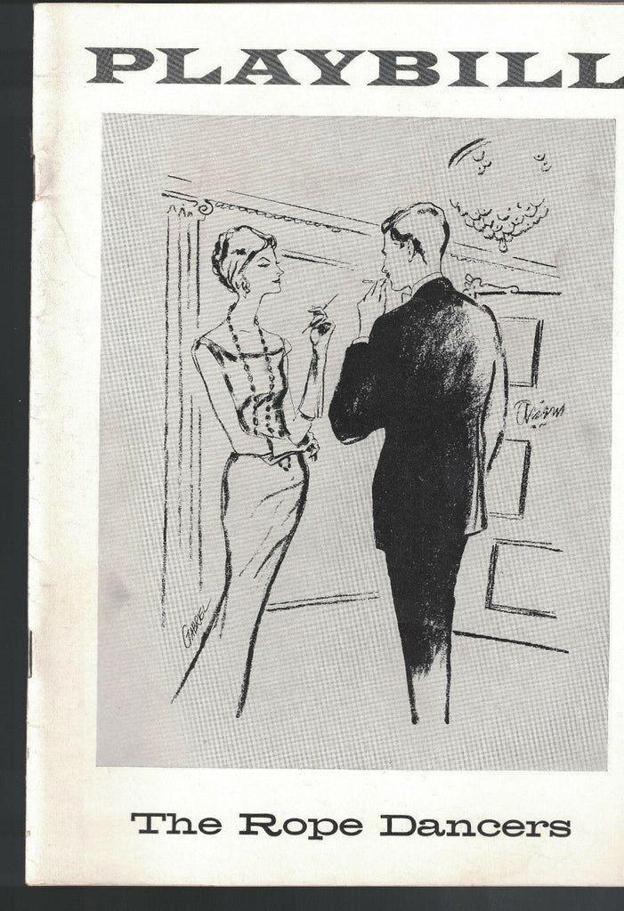 The Rope Dancers Playbill December 2 1957 Art Carney Joan Blondell