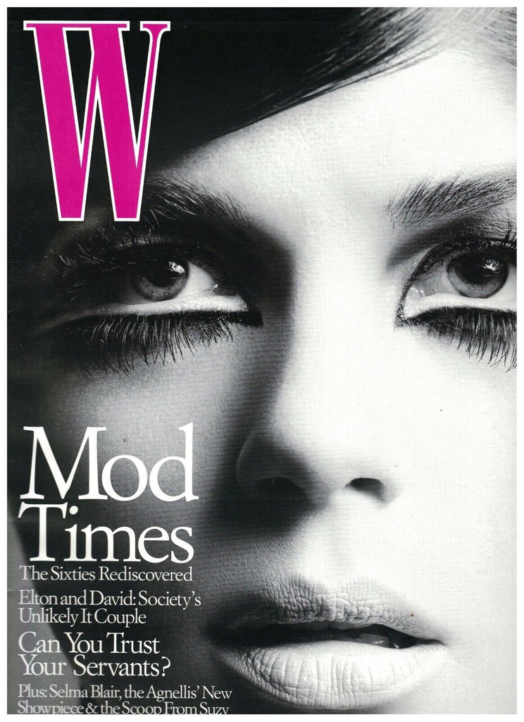 W Magazine January 2003 Selma Blair Elton John David Furnish Sam Rockwell