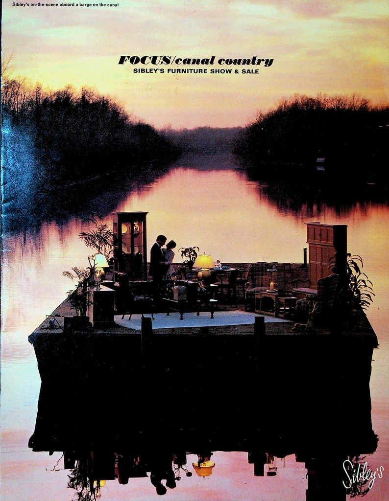 Sibley's Furniture Show & Sale Ad Catalog Canal Country Focus 1980s Rochester NY