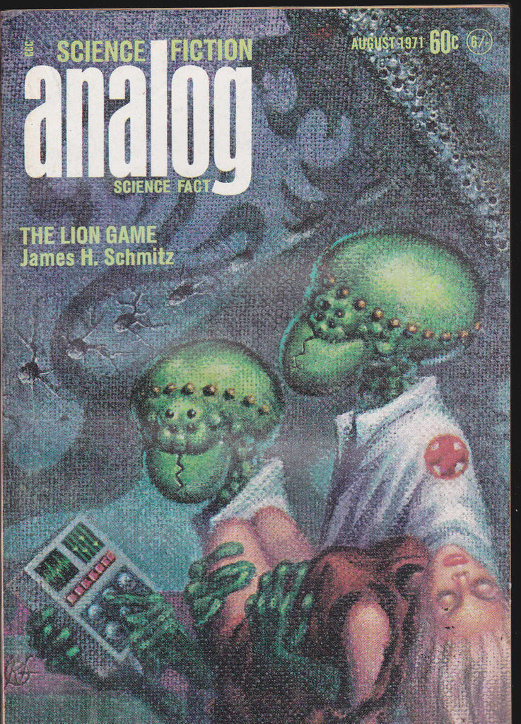 Analog Magazine August 1971 James H Schmitz Poul Anderson Grant D Callin