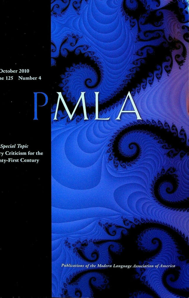 PMLA Magazine October 2010 Gayatri Chakravorty Spivak Moby Dick