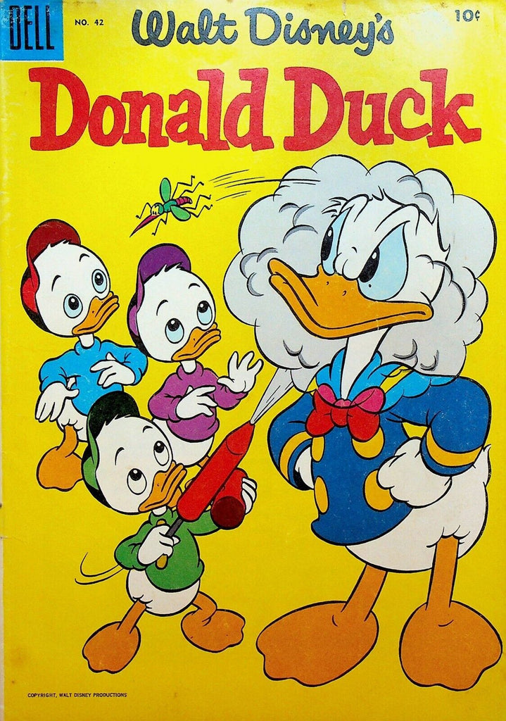 Donald Duck 42 Dell Comics 1955 Bug Spray Mosquito
