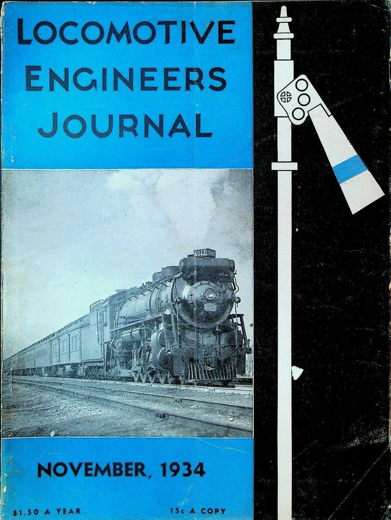 Locomotive Engineers Journal November 1934 Swedish State Railways Maude Johnston