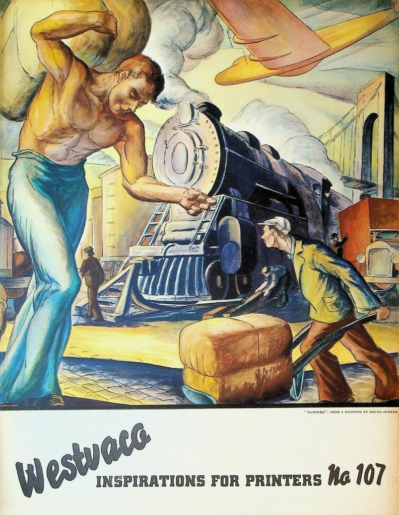 Westvaco Inspirations for Printers Magazine 107 1937 Bruno Junker