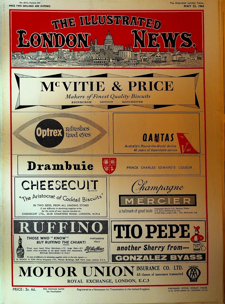 Illustrated London News Magazine May 23 1964 Marineland James Ogilvy RAF