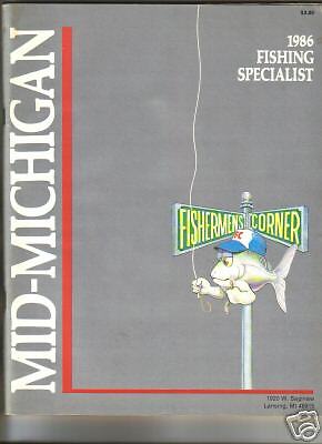 Mid-Michigan Fishing 1986 Catalog Reels Downriggers