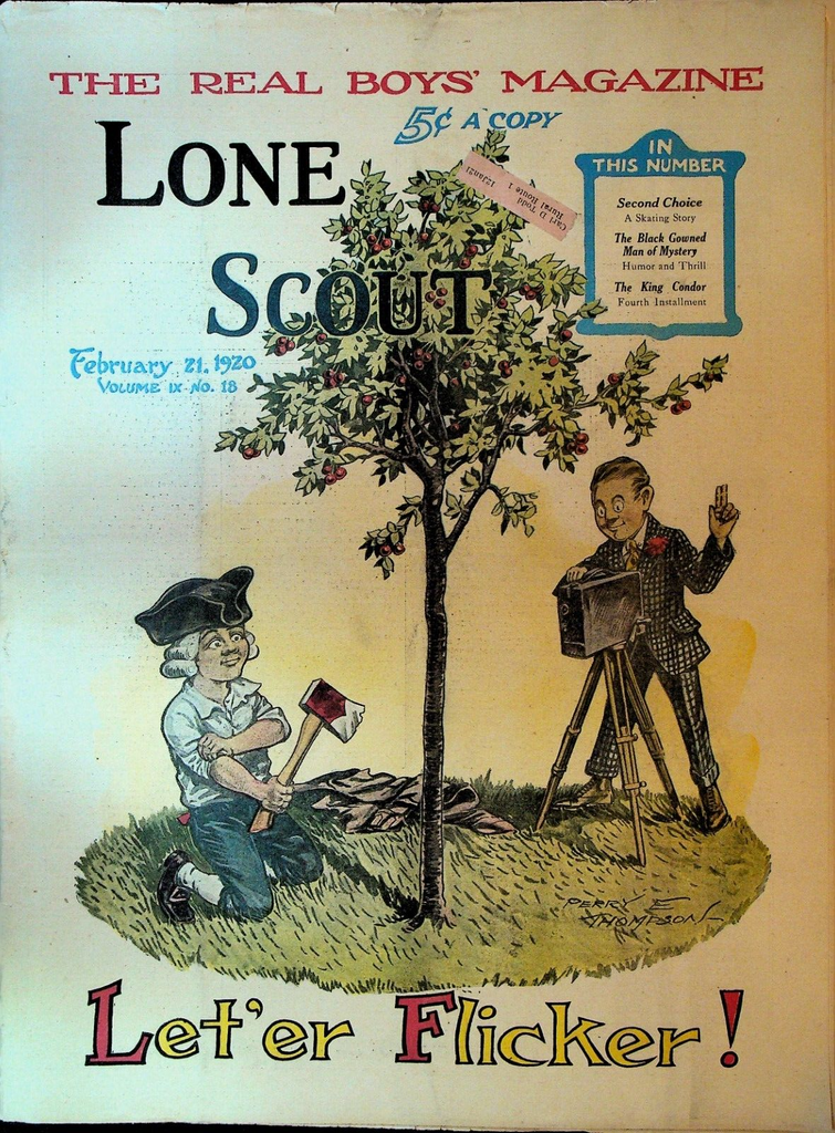 Lone Scout Magazine February 21 1920 Scouting George Washington