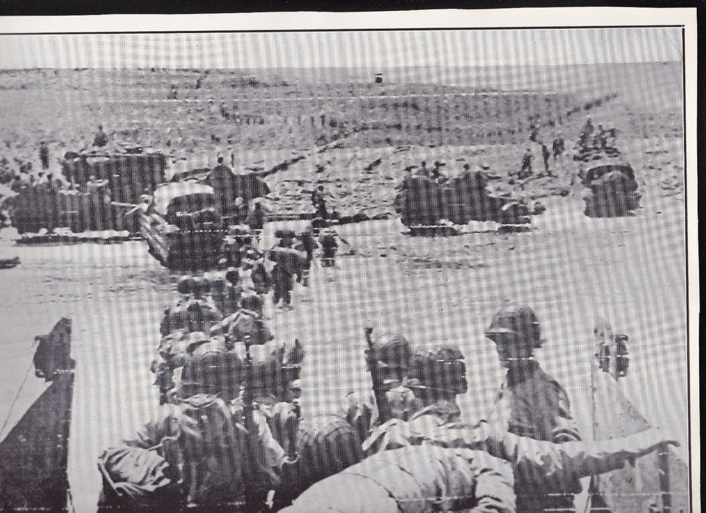 Allies on French Soil Half-Tracks & Jeeps  WWII Dispatch Photo News Service
