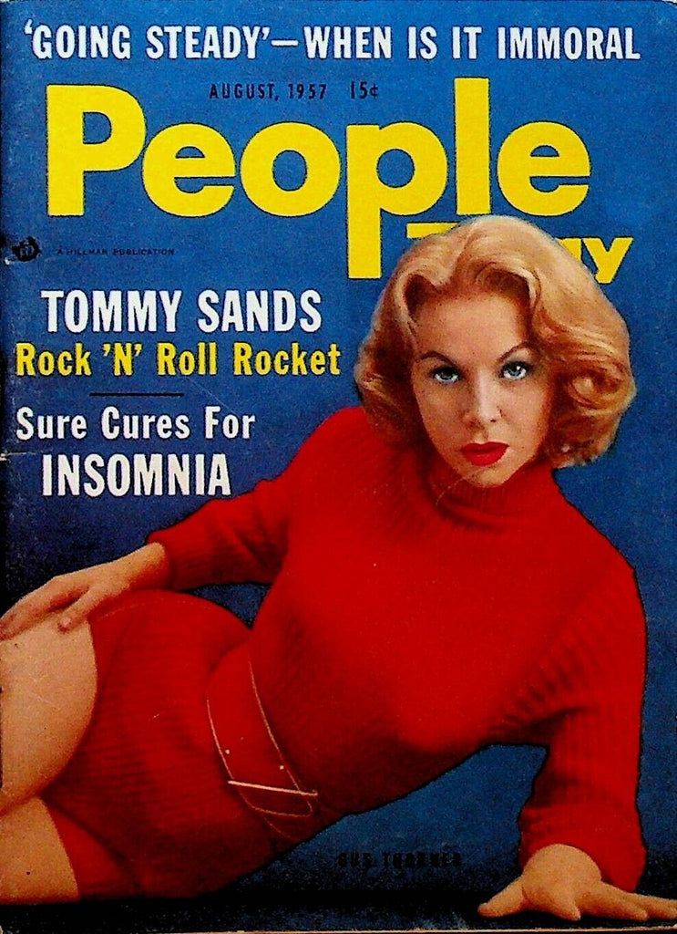 People Today Magazine August 1957 Tommy Sands Gus Thorner Sandy Singer