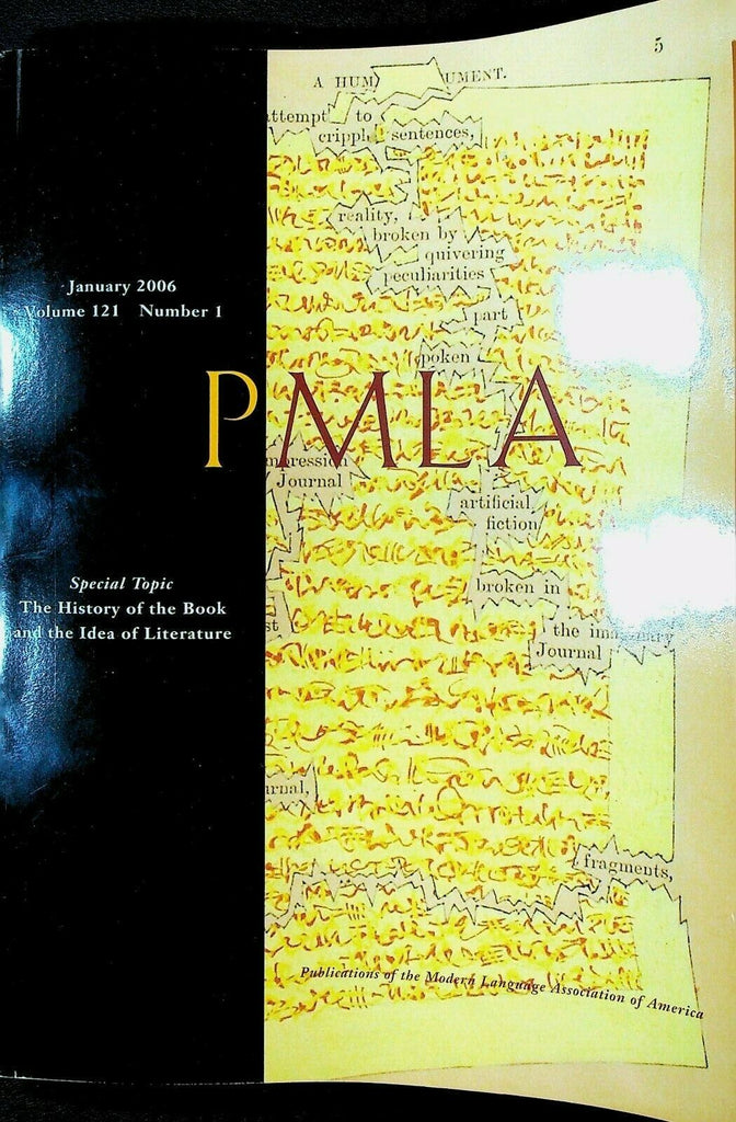 PMLA Magazine January 2006 Words in Qing China Ezra Pound Paul Bowles
