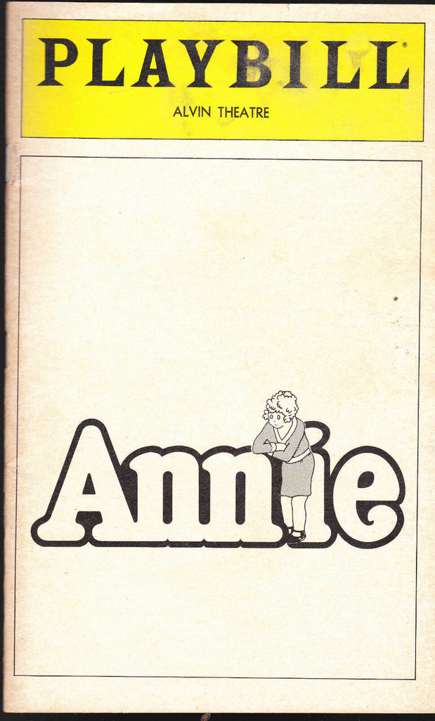 Annie Playbill Rita Rudner Allison Smith February 1980