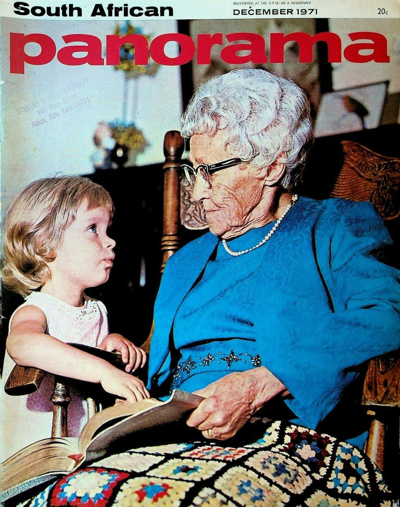 South African Panorama Magazine December 1971 Kempton City Ice Skating