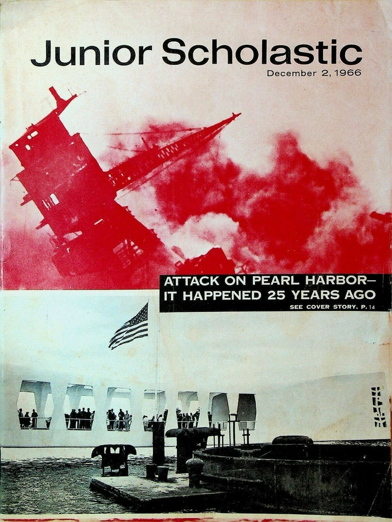 Junior Scholastic December 2 1966 Lew Alcindor Pearl Harbor Prince Charles