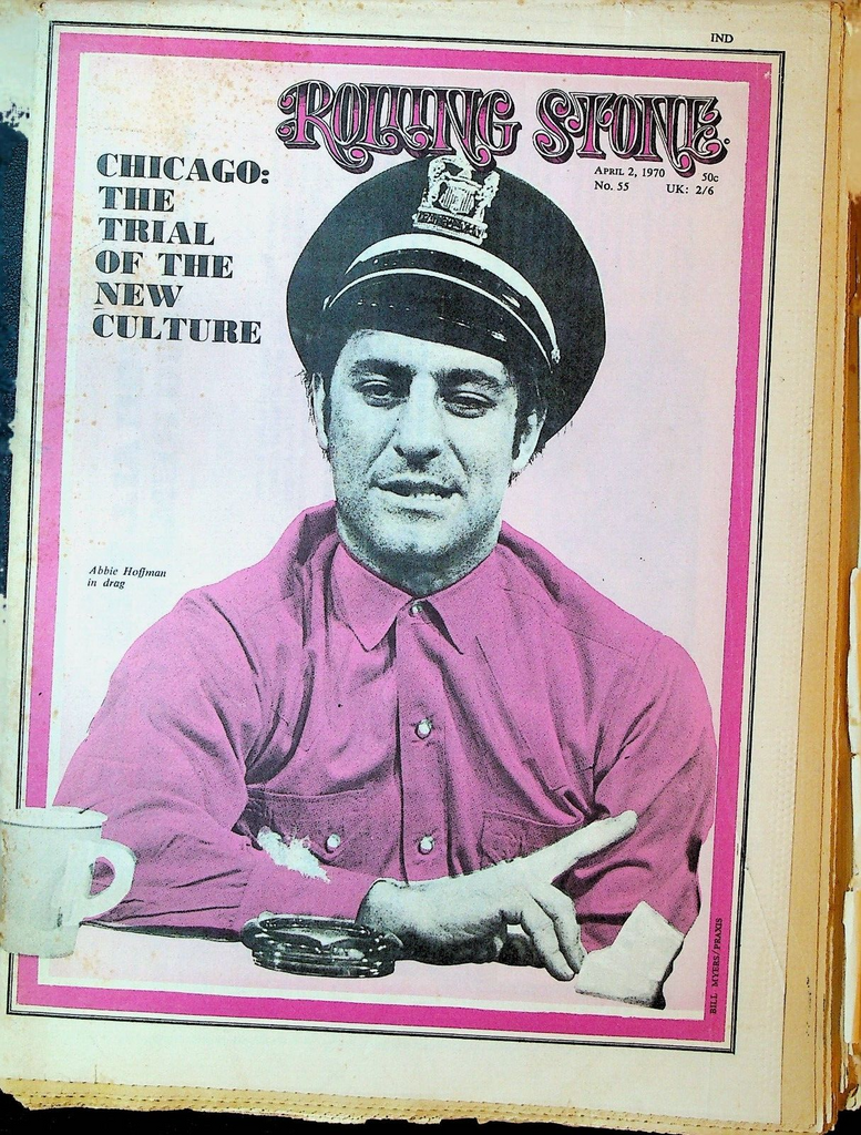 Rolling Stone Magazine 55 April 2 1970 Abbie Hoffman FM Radio