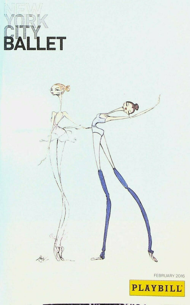 New York City Ballet Playbill February 2016 La Sylphide Tschaikovsky Piano