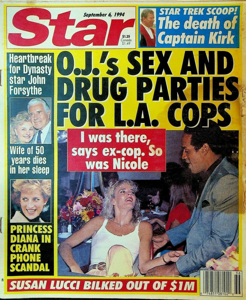 Star September 6 1994 Star Trek Princess Diana OJ Simpson Susan Lucci