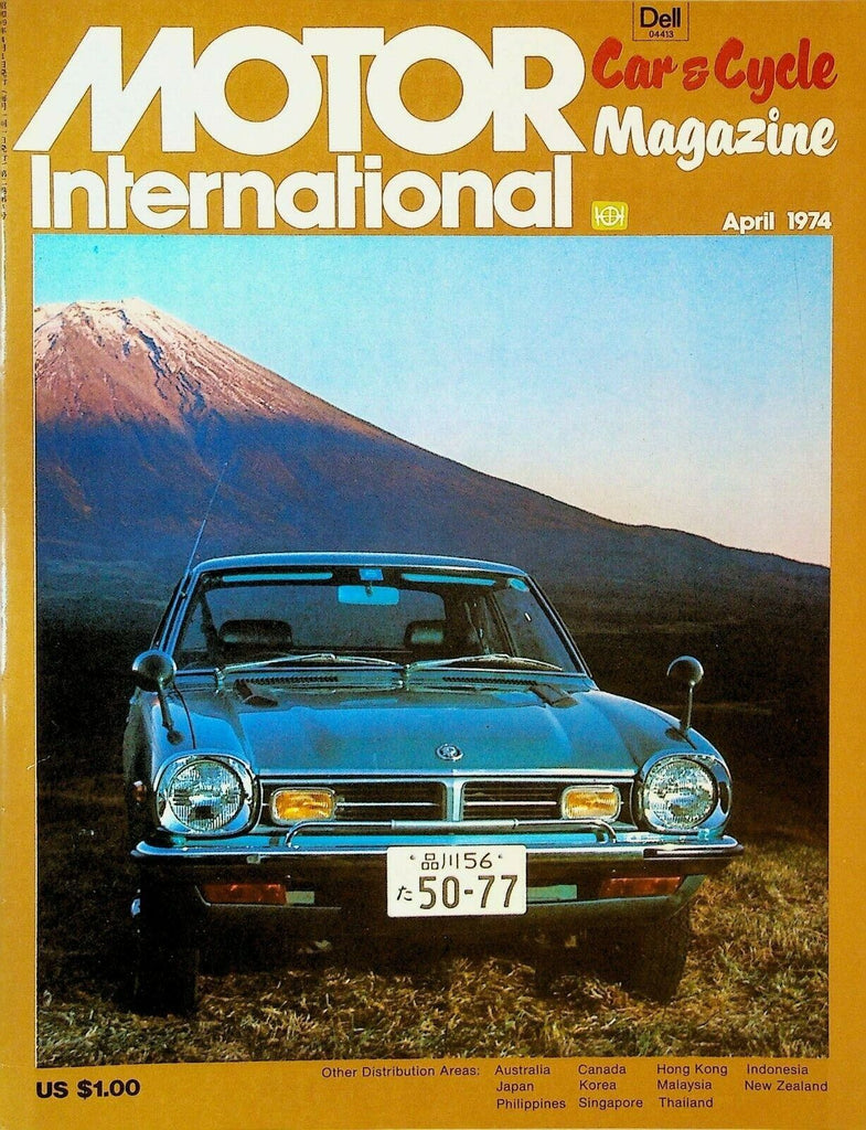 Motor International Magazine Car & Cycle April 1974 Toyota Datsun Brian Redman