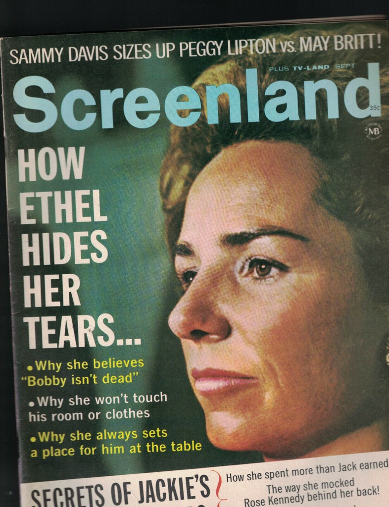 Screenland Magazine September 1969 Ethel Kennedy Judy Garland Paul Newman