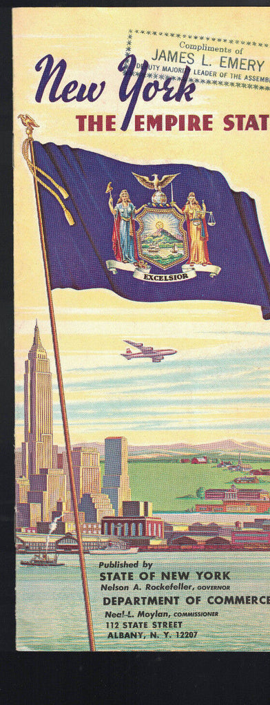 New York the Empire State 1968 Booklet Nelson A Rockefeller