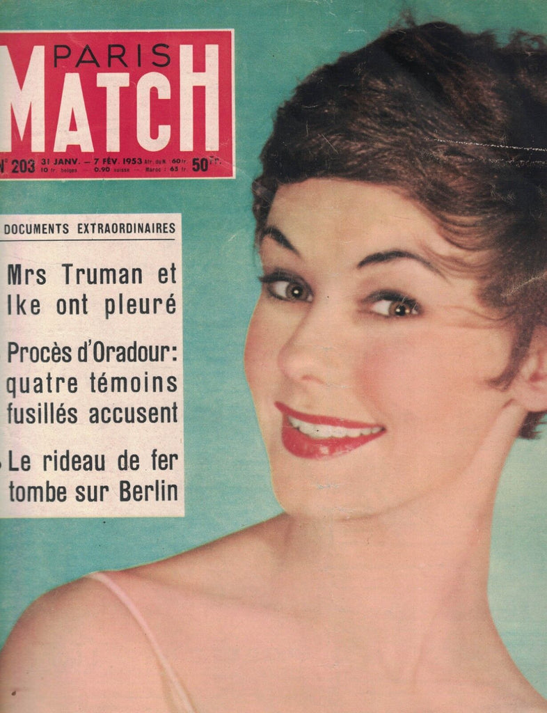 Paris Match Magazine January 31 1953 Belinda Wright John Wayne Eisenhower