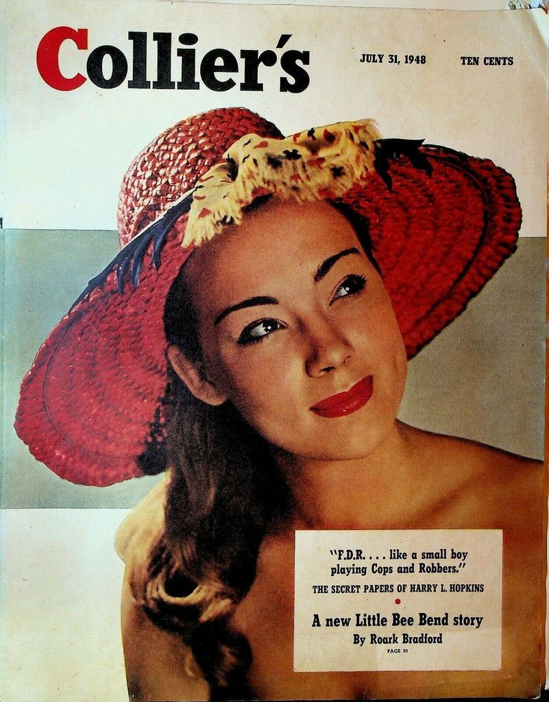 Collier's Magazine July 31 1948 Iva Kitchell Mel Patton Roark Bradford