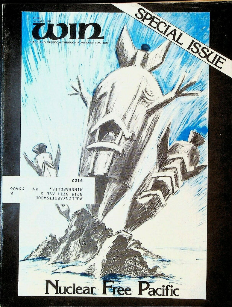 Win Magazine August 1 1982 Nuclear Free Pacific Japan Philippines Seth Tobocman