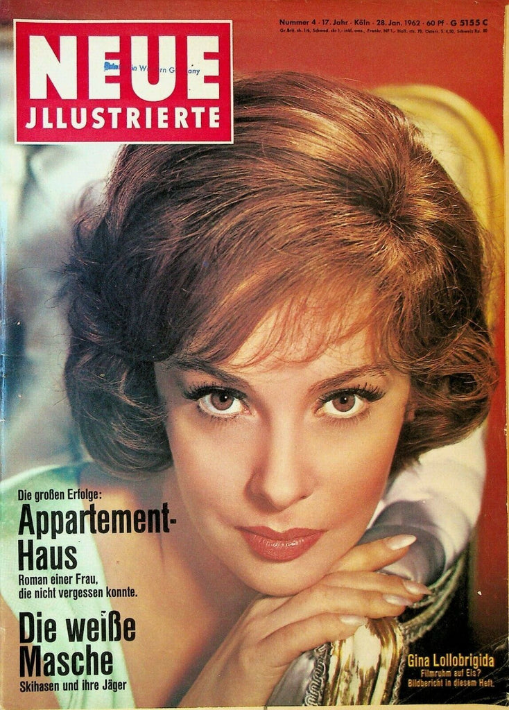 Neue Illustrierte January 28 1962 Gina Lollobrigida Sophia Loren