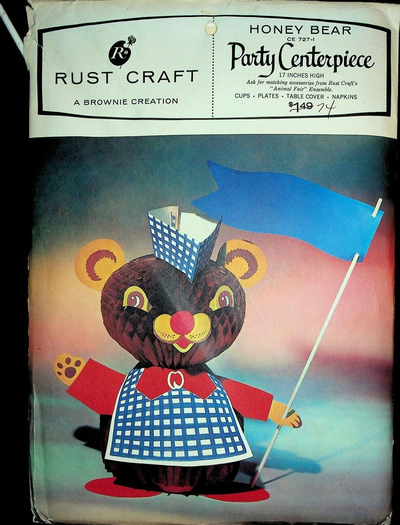 Honey Bear Party Centerpiece Brownie Creation Rust Craft CE 727-1