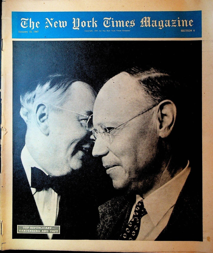 New York Times Magazine January 12 1947 General Omar Bradley Flu Arctic