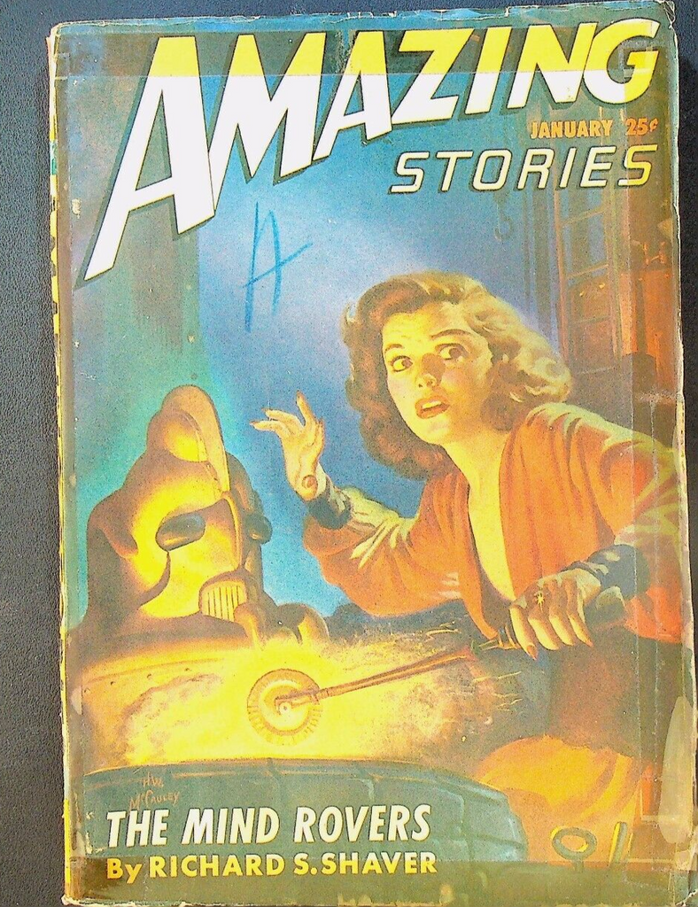 Amazing Stories Pulp January 1947 Richard S Shaver Jackson Ross Pete Bogg