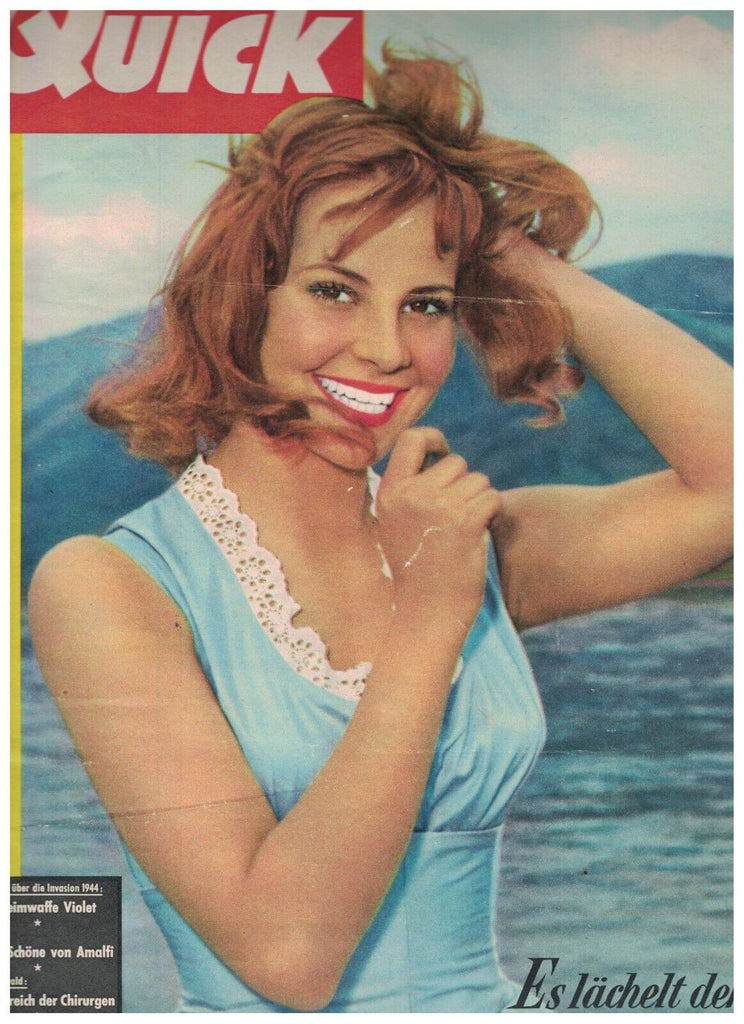 Quick Magazine June 15 1957 D-Day Nina Dyer Skiing