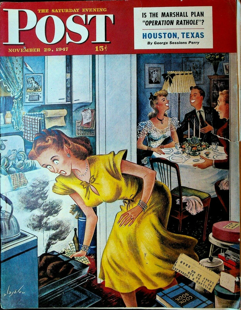 Saturday Evening Post November 29 1947 Constantin Alajalov Salvatore Baccaloni