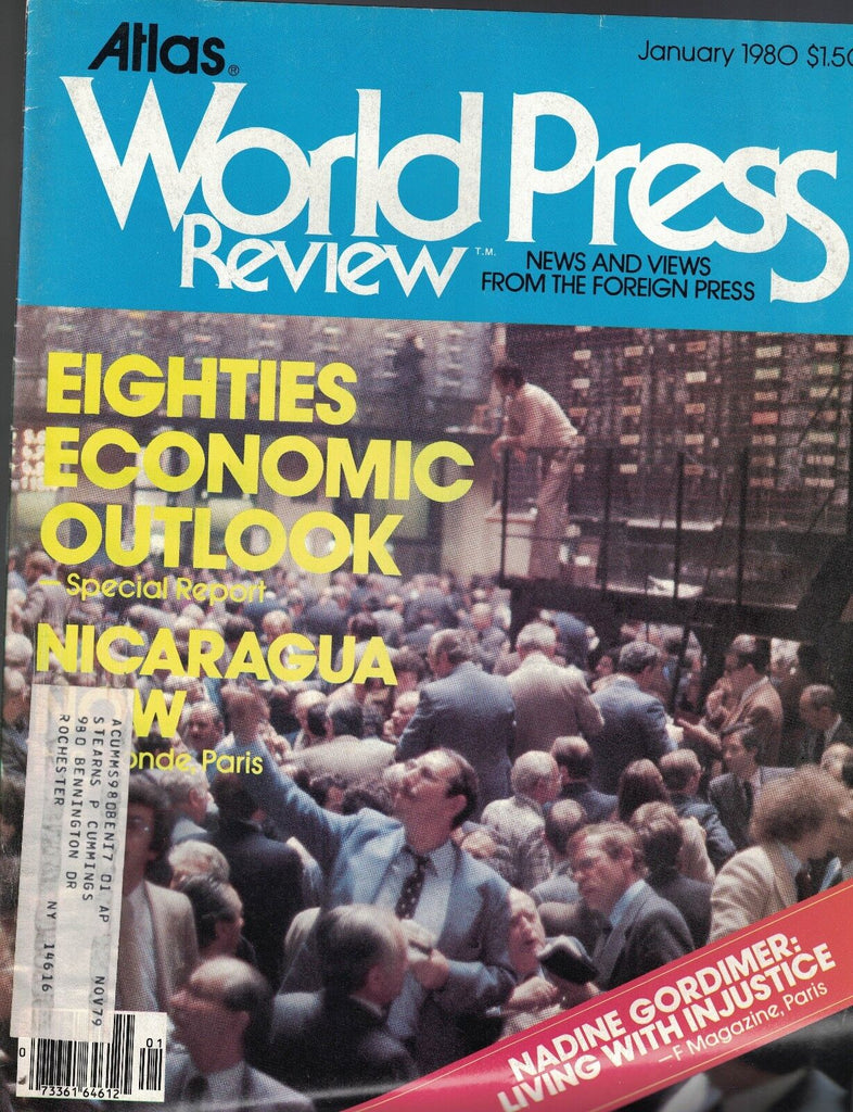 World Press Review Magazine January 1980 Nicaragua China's Olympic Hopes