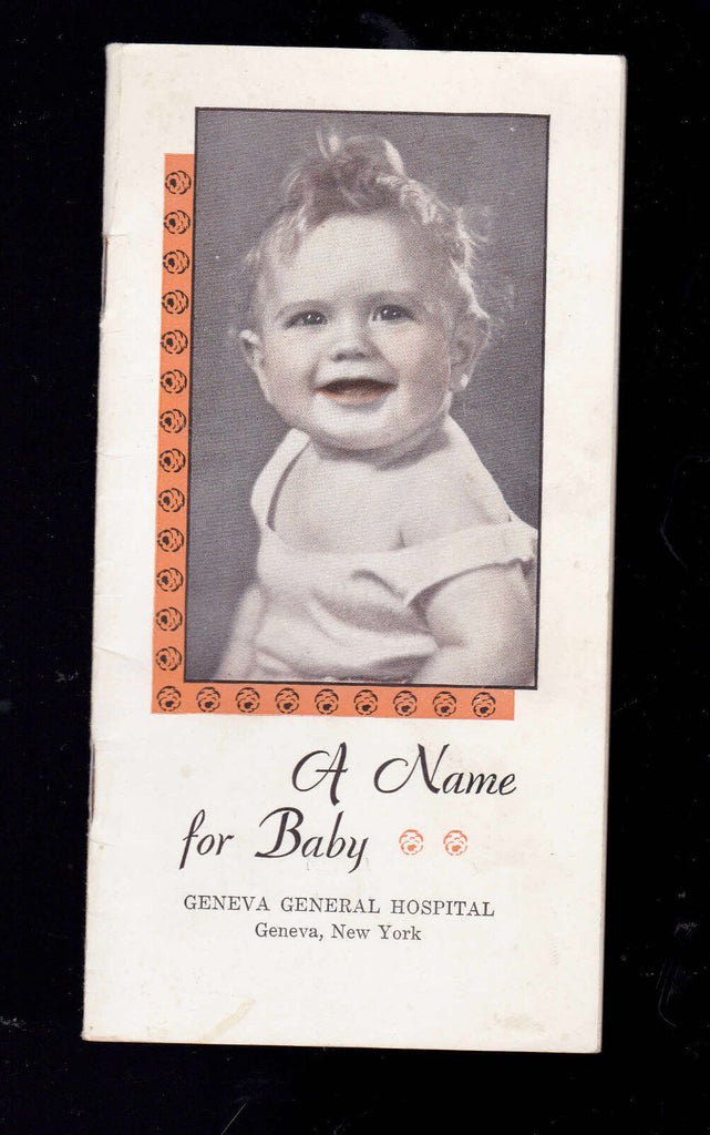 A Name for Baby booklet- Geneva General Hospital (Geneva NY)