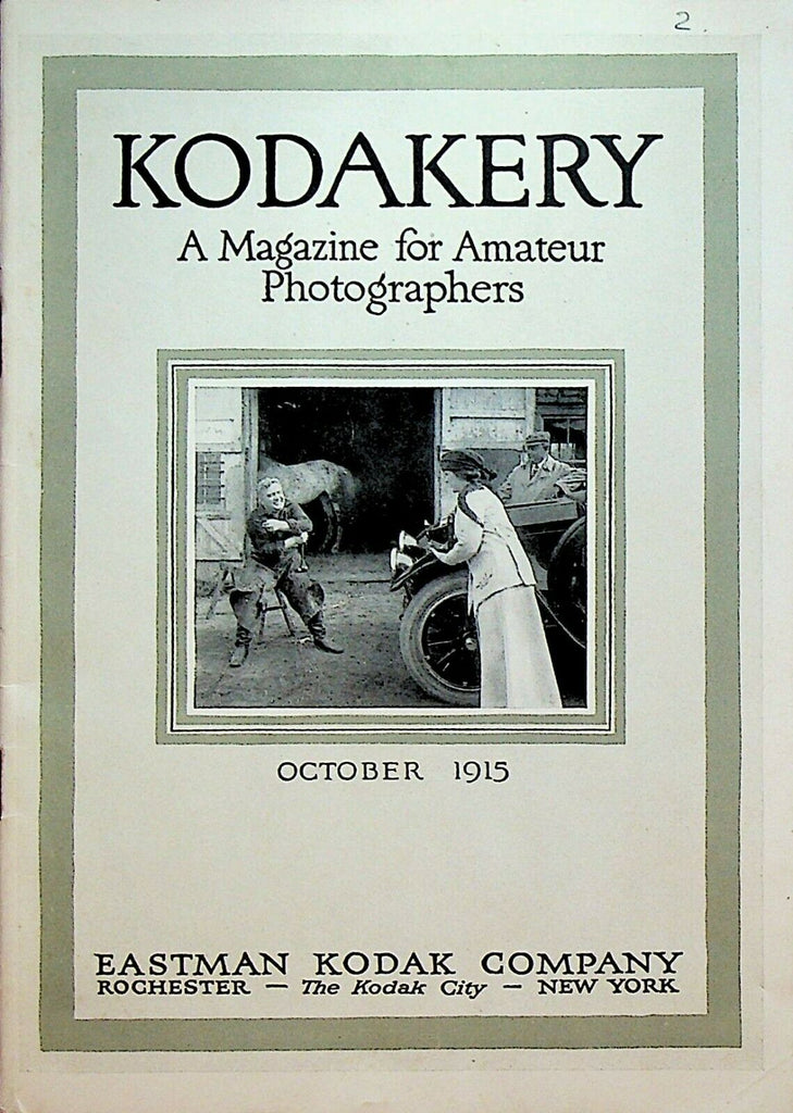 Kodakery Magazine for Amateur Photographers Kodak October 1915 Hawaii Surfing
