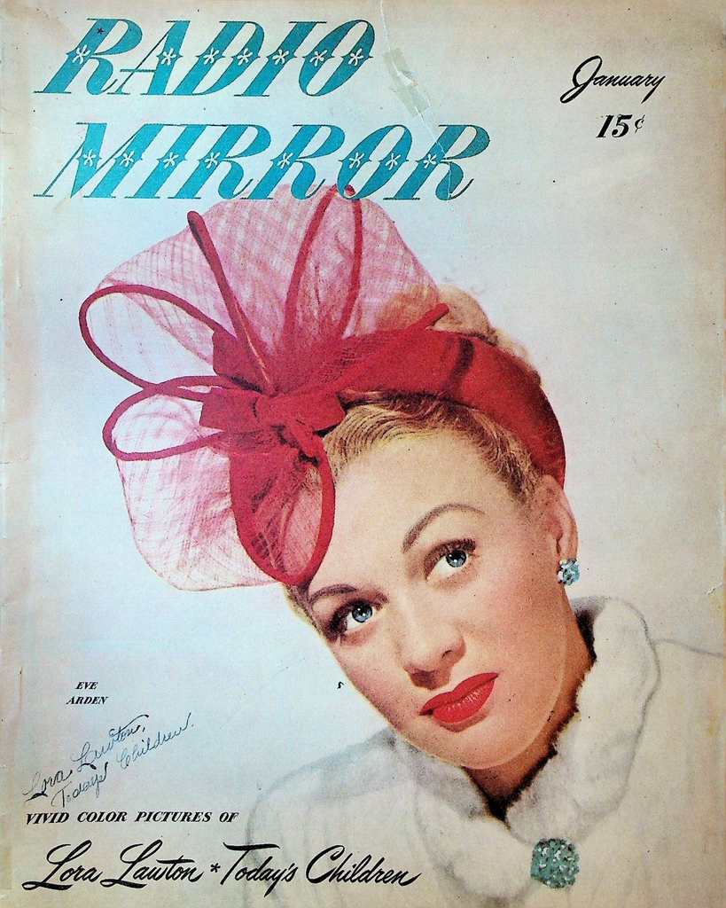 Radio Mirror January 1947 Eve Arden Lora Lawton Dinah Shore
