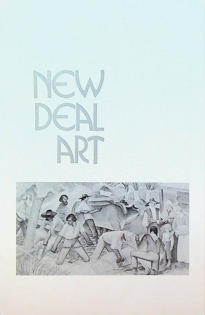 New Deal Art Exhibition Brochure General Services Administration