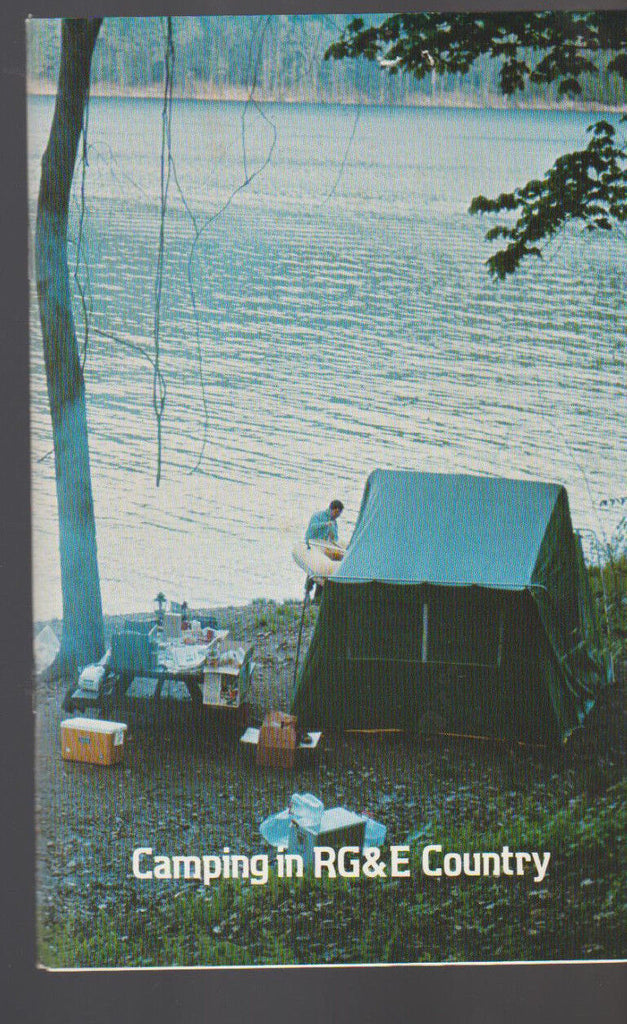 Camping in RG&E Country Rochester NY Booklet 1974 Rochester Gas & Electric