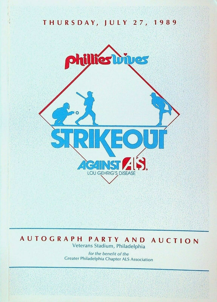 Philadelphia Phillies Wives Strike Out Against ALS Program July 27 1989