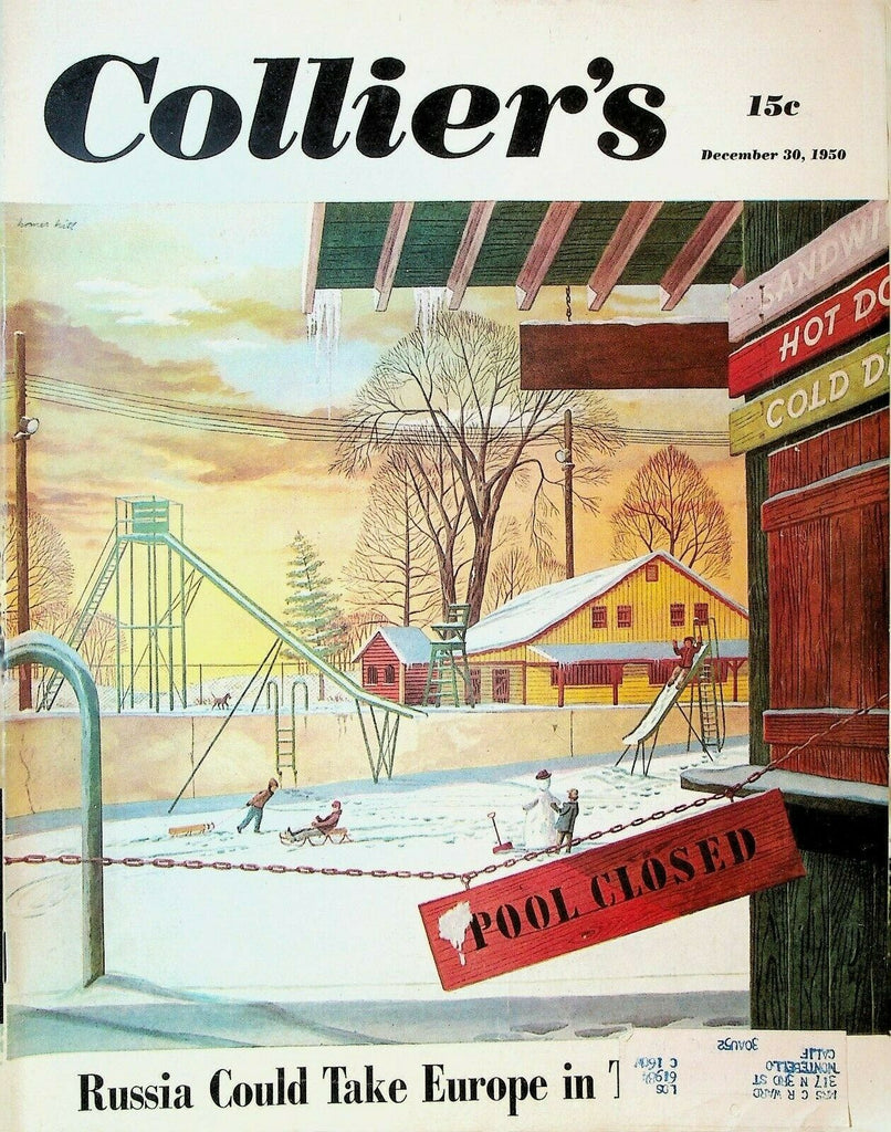 Collier's Magazine December 30 1950 DC-3 Dorothy TIlly Civil Rights Sam Katzman