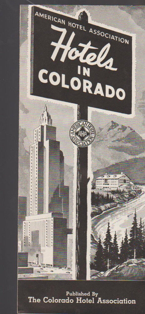 Hotels in Colorado American Hotel Association Brochure 1955