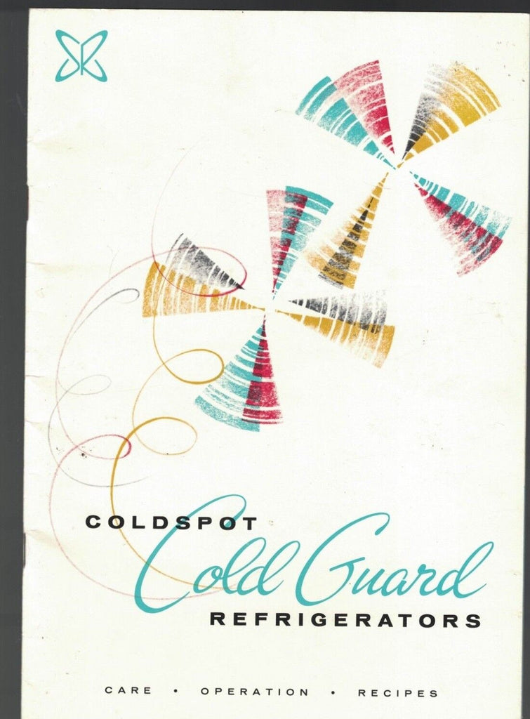 Coldspot Cold Guard Refrigerators Care Operation Recipes Booklet 1960