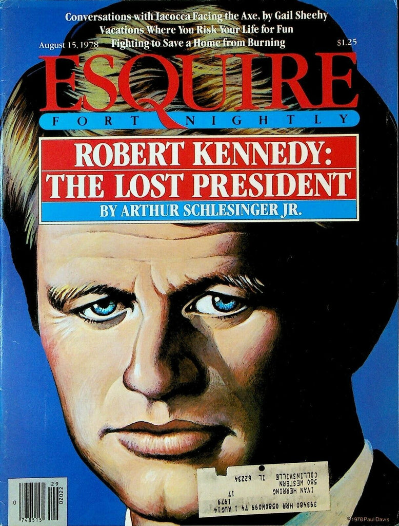 Esquire Magazine August 15 1978 Robert Kennedy Lee Iacocca Federal Express