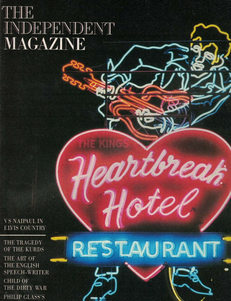 The Independent Magazine October 8 1988 Graceland Elvis Presley Philip Glass