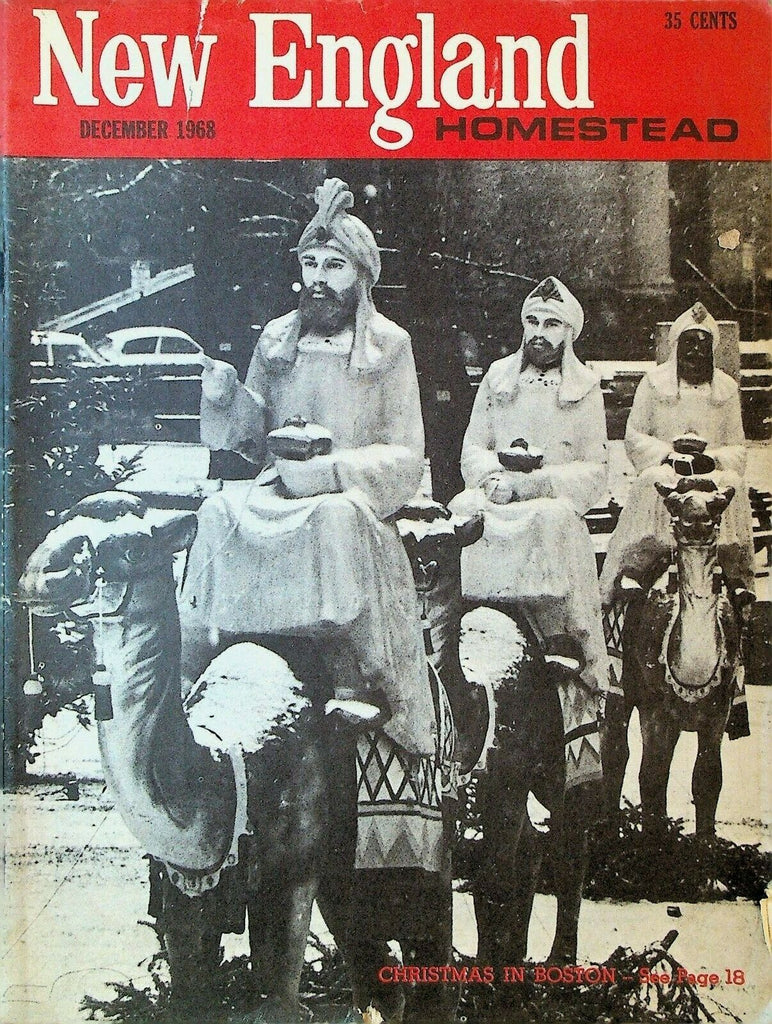 New England Homestead Magazine December 1968 Christmas Margaret Sidney
