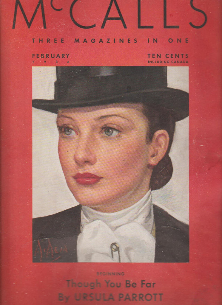 McCall's Magazine February 1936 Ursula Parrott Allene Corliss Art Deco